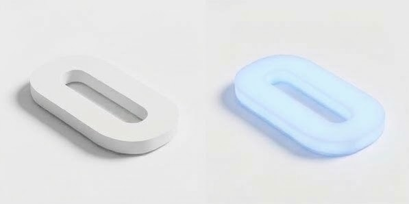 5inch Glow in the dark Number 0 - Image 10